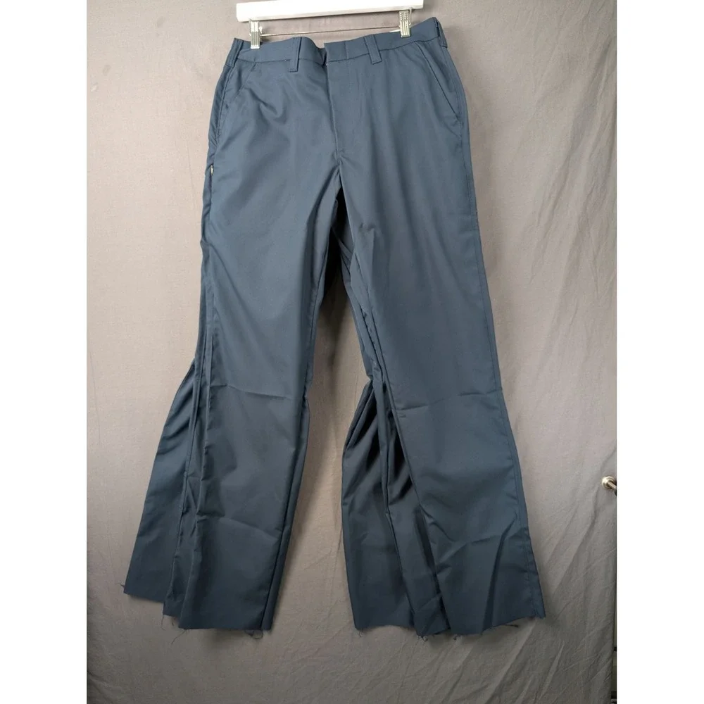 Vestis FlexFit Mens Navy Blue Work Chino Pants Size 34 Raw‎ Hem (3 items)